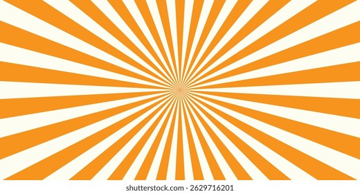 Sunburst striped background design red orange yellow abstract backdrop design