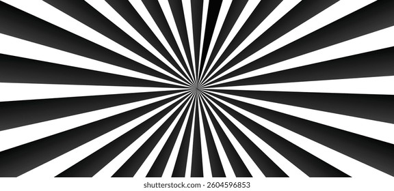 Sunburst striped background design vector in purple red blue yellow and white colors Sunburst or sun burst retro background Star burst abstract backdrop. Vector illustration