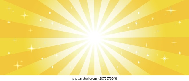 Sunburst. Sun ray glow abstract background