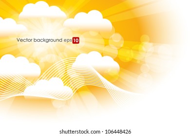 Sunburst vector