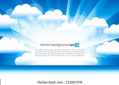 Sunburst vector