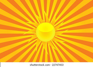 Sunburst vector