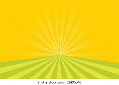 Sunburst vector
