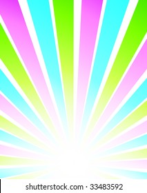 Sunburst vector