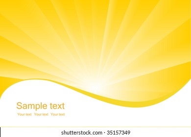 Sunburst vector