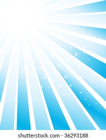 Sunburst vector