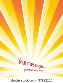 Sunburst vector