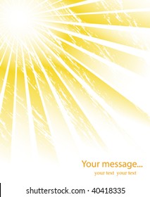 Sunburst vector