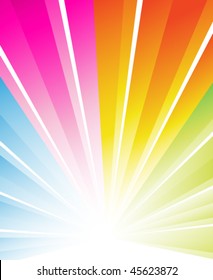 Sunburst vector