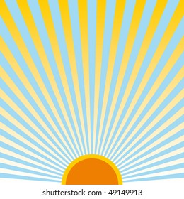 Sunburst vector