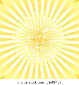 sunburst vector