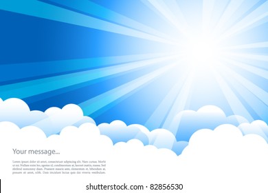 Sunburst vector