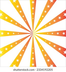 diseño de ilustración de fondo del vector de explosión solar