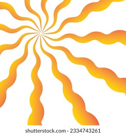 illustration vectorielle d'éclatement de soleil
