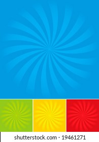 Sunburst vector backgrounds