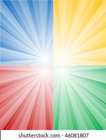 Sunburst vector backgrounds