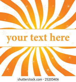 Sunburst vector banner