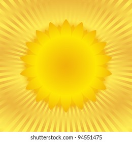 Sunburst, vector eps10 illustration