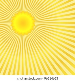 Sunburst, vector eps10 illustration