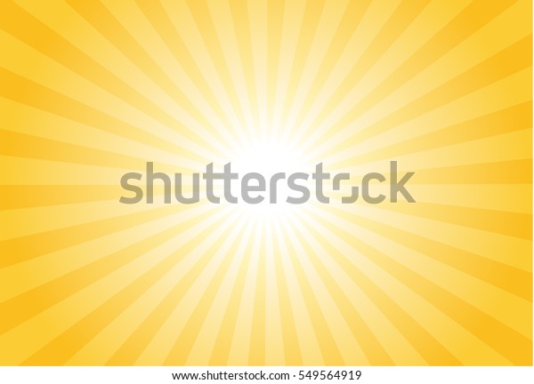 Sunburst Vector Gold Theme Stock Vector (Royalty Free) 549564919