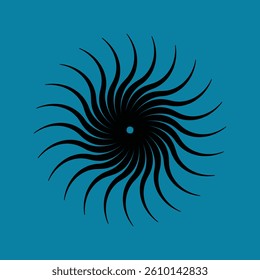 Sunburst  Vector Illustration.See less graphic