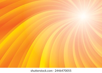 Ilustración vectorial Sunburst con fondo radiante de rayos solares, estilo retro y vintage