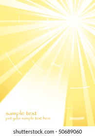 Sunburst vector with place for your text. NEW.