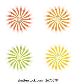 Sunburst vector-set