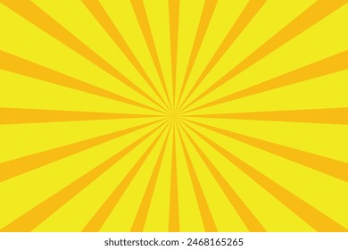 sunburst yellow and orange ray. Sun rays background