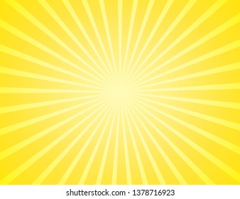 Sun Rays Yellow Vector High Res Stock Images Shutterstock