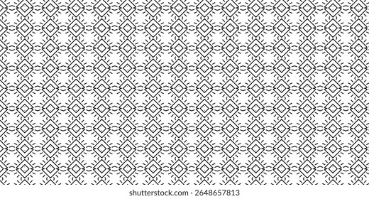 Sunburst-inspired diamond geometric pattern with tribal and cultural elements. Perfect for ethnic designs or vibrant fabric backgrounds.