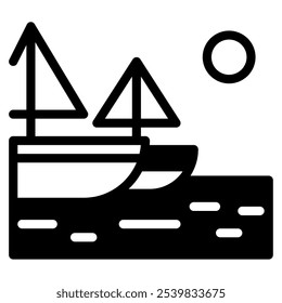 Sunda Kelapa icon for web, app, infographic, etc