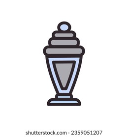 sundae icon color style vector