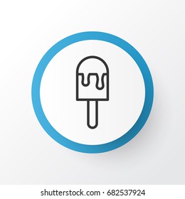 Sundae Icon Symbol. Premium Quality Isolated Sorbet Element In Trendy Style.