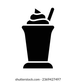 Sundae Vector Glyph Icon For Personal And Commercial Use.
