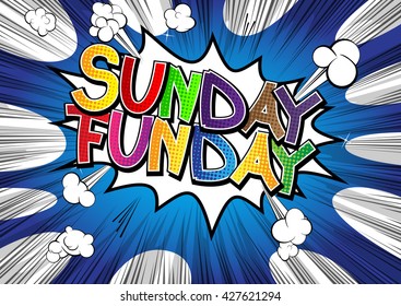 Sunday Funday - Comic book style word