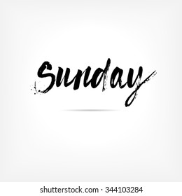 15,091 Sunday Typography Images, Stock Photos & Vectors | Shutterstock