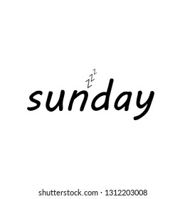 Sunday special text design, typography for print or use as poster, flyer or t shirt
