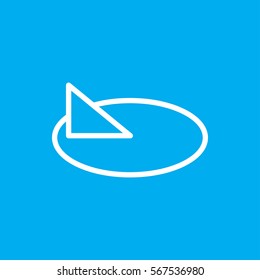 sundial icon illustration isolated vector sign symbol