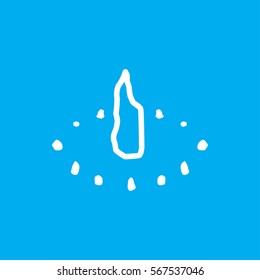 sundial icon illustration isolated vector sign symbol