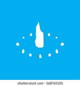 sundial icon illustration isolated vector sign symbol