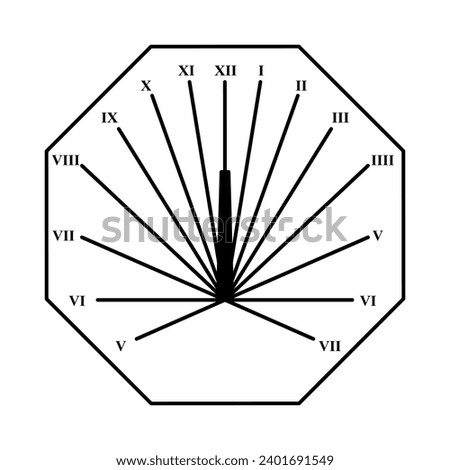 Sundial Icon For Logo And More