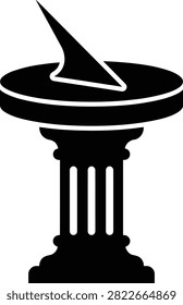 Sundial, pedestal, timekeeping, ancient device.