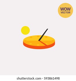 Sundial Vector Icon