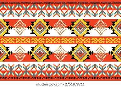 Sunfire Arrow Diamonds pattern seamless not ai geneated