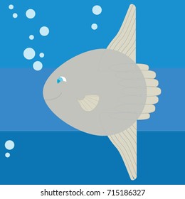 Sunfish Vector