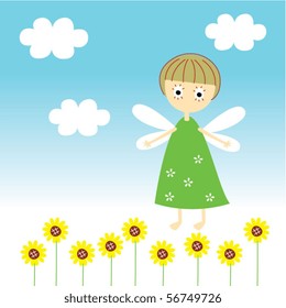 sunflower angel