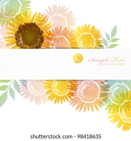 sunflower background