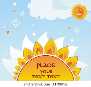 Sunflower background. To see similar, please VISIT MY GALLERY.

