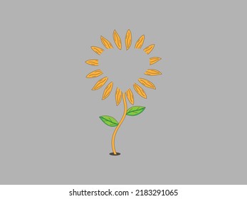 plantilla de fondo de girasol para banner de portada o diseño de tarjeta 